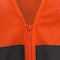 Radians Hi-Vis Economy Safety Vest 2XL Class 2 U-Block Back, , Zipper Closure 2 Pockets SV2ZOM2X - alternate 3