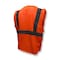 Radians Hi-Vis Economy Safety Vest 2XL Class 2 U-Block Back, , Zipper Closure 2 Pockets SV2ZOM2X - alternate 6