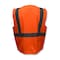 Radians Hi-Vis Economy Safety Vest Xl Class 2 U-Block Back, , Zipper Closure SV2ZOSXL - alternate 8