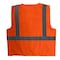 Radians Hi-Vis Economy Safety Vest Xl Class 2 U-Block Back, , Zipper Closure SV2ZOSXL - alternate 5