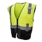 Radians Two-Tone Safety Vest 2XL Class 2 Solid Back, , Zipper 2 Pockets, 1 Mic Tab SV3B-2ZGM-2X - alternate 1