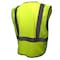 Radians Two-Tone Safety Vest 2XL Class 2 Solid Back, , Zipper 2 Pockets, 1 Mic Tab SV3B-2ZGM-2X - alternate 2