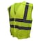 Radians Self Extinguishing Hi-Vis Safety Vest M Class 2 , Hook & Loop 3 Pockets SV45-2ZGM-M - alternate 1