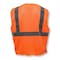 Radians Radians SV4 Economy Type R Class 2 Breakaway Mesh Safety Vest SV4OM2X - alternate 2