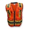 Radians Two-Tone Hi-Vis Engineer Vest M Class 2 , Zipper 15 Pockets, 2 Mic Tab SV55-2ZOD-M - alternate 6