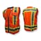 Radians Two-Tone Hi-Vis Engineer Vest M Class 2 , Zipper 15 Pockets, 2 Mic Tab SV55-2ZOD-M - alternate 9
