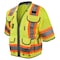 Radians Two-Tone Hi-Vis Engineer Vest w/Sleeves M Class 3 , Zipper 12 Pockets, 2 Mic Tab SV55-3ZGD-M - alternate 1