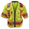 Radians Two-Tone Hi-Vis Engineer Vest w/Sleeves M Class 3 , Zipper 12 Pockets, 2 Mic Tab SV55-3ZGD-M - alternate 2