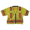 Radians Two-Tone Hi-Vis Engineer Vest w/Sleeves M Class 3 , Zipper 12 Pockets, 2 Mic Tab SV55-3ZGD-M - alternate 6