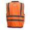 Radians Safety Tether Vest, Heavy Duty, Orange, 2X SV59ZT-2ZOD-2X - alternate 5
