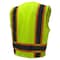 Radians Surveyor Vest, 100% Polyester Mesh, Zipper Closure Closure, Type R Class 2, Hi-Vis Green, Size S SV6-2ZGM-S - alternate 2