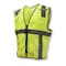Radians Radians SV7E Surveyor Type R Class 2 Saf, 100% Polyester Mesh, Zipper Closure Closure, Hi-Vis Green SV7E-2ZGM-L/XL - alternate 1