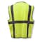 Radians Radians SV7E Surveyor Type R Class 2 Saf, 100% Polyester Mesh, Zipper Closure Closure, Hi-Vis Green SV7E-2ZGM-L/XL - alternate 2
