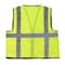 Radians Radians SV7E Surveyor Type R Class 2 Saf, 100% Polyester Mesh, Zipper Closure Closure, Hi-Vis Green SV7E-2ZGM-L/XL - alternate 8