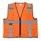 Radians Radians SV7E Surveyor Type R Class 2 Saf, 100% Polyester Mesh, Zipper Closure Closure, Size S-M SV7E-2ZOM-S/M - alternate 6