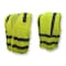 Radians Hi-Vis Safety Vest 4XL Class 2 Solid Back, , Zipper 6 Pockets SV8GM4X - alternate 4