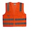 Radians Hi-Vis Safety Vest 5XL Class 2 Solid Back, , Zipper 6 Pockets SV8OM5X - alternate 9