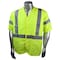 Radwear Usa Hi-Vis FR Safety Vest w/Sleeves 5XL Class 3 , Hook & Loop 0 Pockets SV92E-3VGSFR-5X - alternate 1