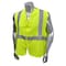 Radwear Usa Hi-Vis FR Safety Vest w/Sleeves M Class 2 , Hook & Loop 0 Pockets SV97E-2VGM-M - alternate 1