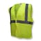 Radians Hi-Vis Economy Safety Vest 3XL Class 2 , Zipper 0 Pockets SVE1-2ZGM-2X/3X - alternate 1