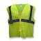 Radians Hi-Vis Economy Safety Vest 3XL Class 2 , Zipper 0 Pockets SVE1-2ZGM-2X/3X - alternate 3
