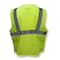 Radians Hi-Vis Economy Safety Vest 3XL Class 2 , Zipper 0 Pockets SVE1-2ZGM-2X/3X - alternate 5