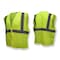 Radians Hi-Vis Economy Safety Vest 3XL Class 2 , Zipper 0 Pockets SVE1-2ZGM-2X/3X - alternate 6