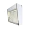 Ketcham 24" x 19" Surface Mounted SS Framed Sliding Door LED Medicine Cabinet SDL-2419-LED