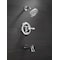 Delta Faucet Tub & Shower Tub / Shower Faucet, Wall, Chrome T14438 - alternate 3