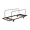 Correll Rectangle Table Truck for Rectangle Folding Tables, 72" L, 28" W, Walnut T282-01 - alternate 3