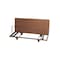 Correll Rectangle Table Truck for Rectangle Folding Tables, 72" L, 28" W, Walnut T282-01 - alternate 5