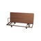 Correll Rectangle Table Truck for Rectangle Folding Tables, 72" L, 28" W, Walnut T282-01 - alternate 4