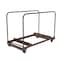 Correll Rectangle Table Truck for Round or Recatangle Folding Tables, 48" L, 28" W, Walnut T4896U-01 - alternate 3