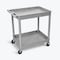 Luxor Utility Cart - Large Tub Cart - Two Shelves - Gray TC11-G - alternate 1