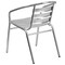 Flash Furniture Contemporary Restaurant Stack Chair, Aluminum Seat, 21.75 W 22" L 29 H, Integrated TLH-017B-GG - alternate 7