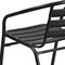 Flash Furniture Contemporary Restaurant Stack Chair, Black Seat, Black Back, 21.5 W 24" L 28.5 H, Integrated TLH-017C-BK-GG - alternate 8