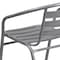 Flash Furniture Contemporary Restaurant Stack Chair, Silver Seat, Gray Back, 21.5 W 24" L 28.5 H, Integrated TLH-017C-GG - alternate 7
