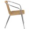 Flash Furniture Contemporary Restaurant Stack Chair, Aluminum and Beige Seat, Tan Back, 21.75 W 22" L 29 H TLH-020-BGE-GG - alternate 10