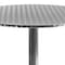 Flash Furniture Round Table, Round, Aluminum, 31.5", Aluminum, Plastic, Stainless Steel, Grey TLH-052-3-GG - alternate 8