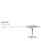 Flash Furniture Square Table, Square, Aluminum, 27.5", 27.5 W, 27.5 L, 27.5 H, Aluminum, Plastic, Stainless Steel TLH-053-2-GG - alternate 4