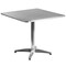 Flash Furniture Square Table, Square, Aluminum, 31.5", 31.5 W, 31.5 L, 27.5 H, Aluminum, Plastic, Stainless Steel TLH-053-3-GG - alternate 2