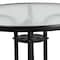 Flash Furniture Bellamy 31.5'' Round Tempered Glass Metal Table TLH-070-2-GG - alternate 6