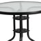 Flash Furniture 31.5" Round Glass Metal Table with 4 Metal Chairs TLH-072RD-017CBK4-GG - alternate 3