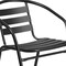 Flash Furniture 31.5" Round Glass Metal Table with 4 Metal Chairs TLH-072RD-017CBK4-GG - alternate 9