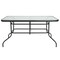 Flash Furniture Rectangle Table, Rctnglr, Tmprd Glss Metal, 31.5"x55", Glass, Plastic, Steel, Clear TLH-089-GG - alternate 8