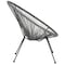 Flash Furniture Contemporary Chair Valencia Grey Bungee Oval Lounge Chair, 11-1/2" Height, Grey TLH-094-GREY-GG - alternate 10