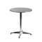 Flash Furniture Round Table Set, Aluminum, Plastic, Rattan, Stainless Steel, Grey TLH-ALUM-24RD-020BKCHR4-GG - alternate 4