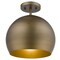 Acclaim Lighting Latitude 1-Light Convertible Pendant, Height: 9-1/2" TP7265-76 - alternate 4