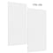 Triton Products (2) 24 In. W x 48 In. H x 1/4 In. D White Heavy-Duty High Density Fiberboard Round Hole Pegboards, PK2 TPB-2W - alternate 4