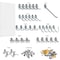 Triton Products 24 In. W x 48 In. H x 1/4 In. D White Heavy-Duty HDF Round Hole Pegboard 36 pc. Locking Hook Assortment TPB-36WH-Kit - alternate 2